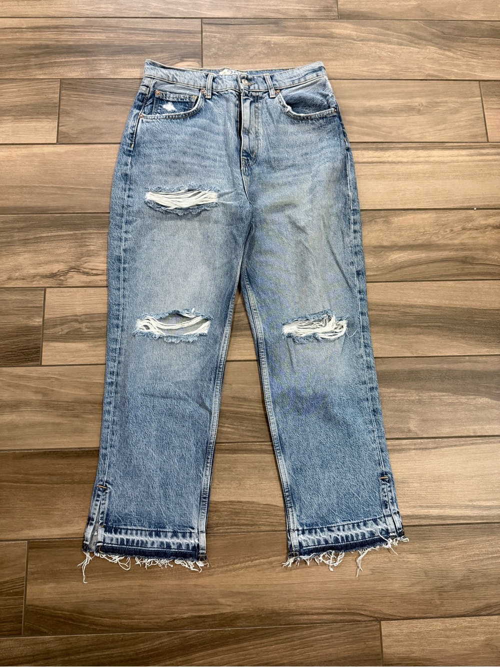 We the free high rise straight jeans size 29